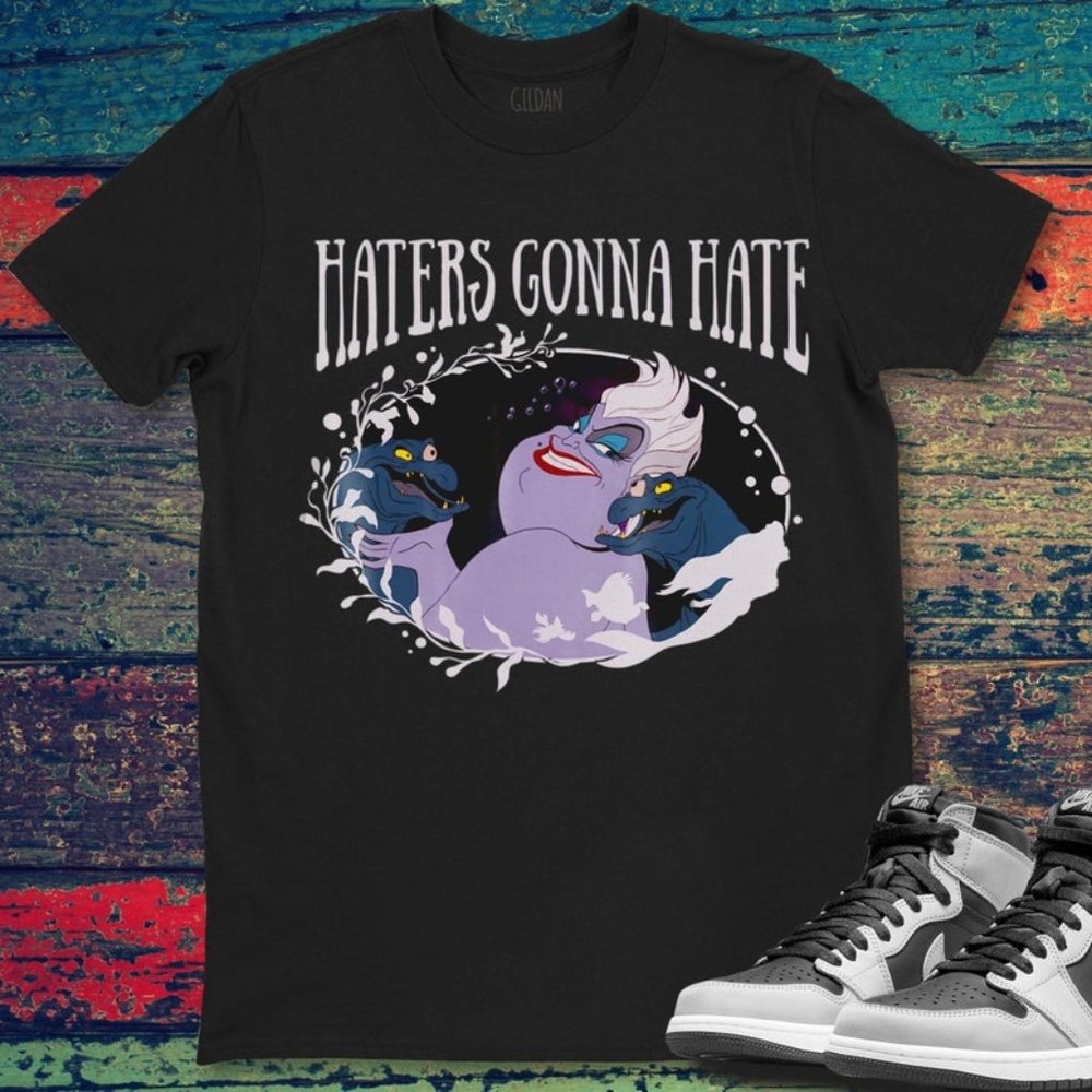 Little Mermaid Ursula Haters Gonna Hate Disney Unisex… Gem